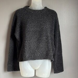 525 America cozy gray Merino wool & Cashmere sweater * sz XS *